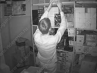 Пример фотографии в помещении в темноте Охранная камера «Страж MMS BLACK -30»