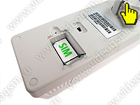 Интеллектуальная GSM розетка Термо-люкс уставновка сим карты