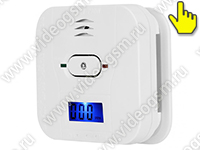 Комбинированный автономный датчик дыма и угарного газа с сиреной (3 в 1) - Страж Дым VIP-910Q4 - дисплей